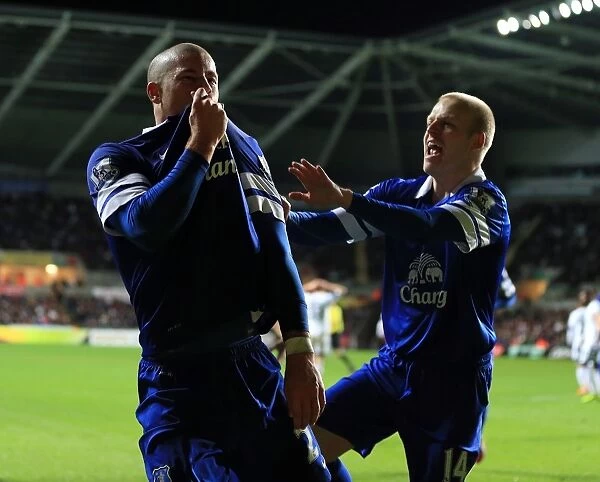 Everton's Double Delight: Ross Barkley Scores Brace in Triumph Over Swansea City (December 22, 2013)