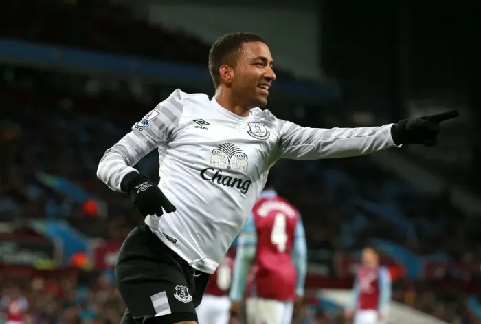 Framed Print : Everton's Double Strike: Aaron Lennon's Brace at Villa Park (Aston Villa vs Everton) Framed Print : Everton's Double Strike: Aaron Lennon's Brace at Villa Park (Aston Villa vs Everton)