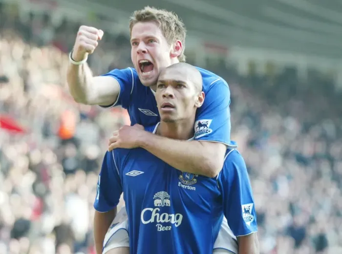 Framed Print : Everton's Dramatic Comeback: 2-2 Draw Against Southampton (06-02-05)
