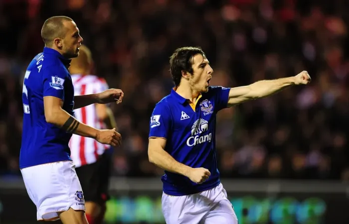 Framed Print : Everton's Dramatic Penalty Victory: Leighton Baines Game-Winning Goal at Sunderland's Stadium of Light (December 26, 2011, Barclays Premier League) Framed Print : Everton's Dramatic Penalty Victory: Leighton Baines Game-Winning Goal at Sunderland's Stadium of Light (December 26, 2011, Barclays Premier League)