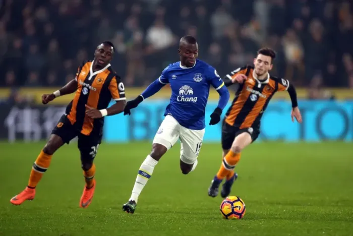 Framed Print : Everton's Enner Valencia in Thrilling Action: Premier League Clash vs. Hull City at KCOM Stadium Framed Print : Everton's Enner Valencia in Thrilling Action: Premier League Clash vs. Hull City at KCOM Stadium