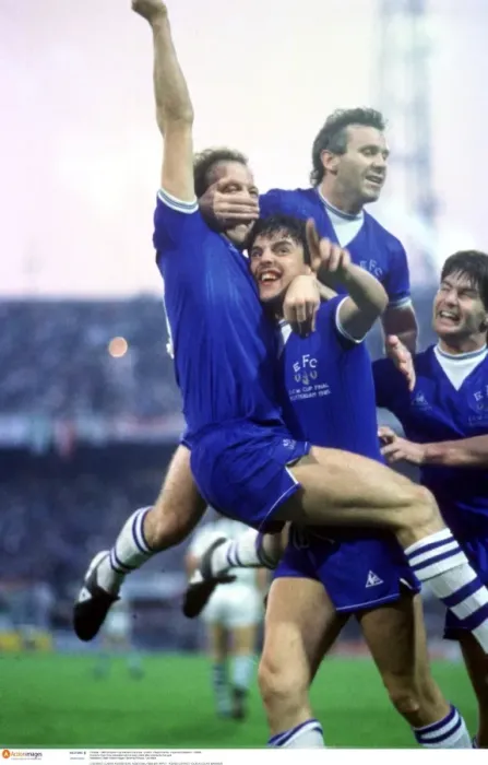 Framed Print : Everton's European Glory: Gray's Goal in the 1985 Winners Cup Final vs Rapid Vienna Framed Print : Everton's European Glory: Gray's Goal in the 1985 Winners Cup Final vs Rapid Vienna
