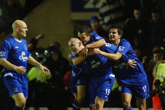 Framed Print : Everton's FA Cup Triumph: Plymouth 1-3 (08-01-05) Framed Print : Everton's FA Cup Triumph: Plymouth 1-3 (08-01-05)