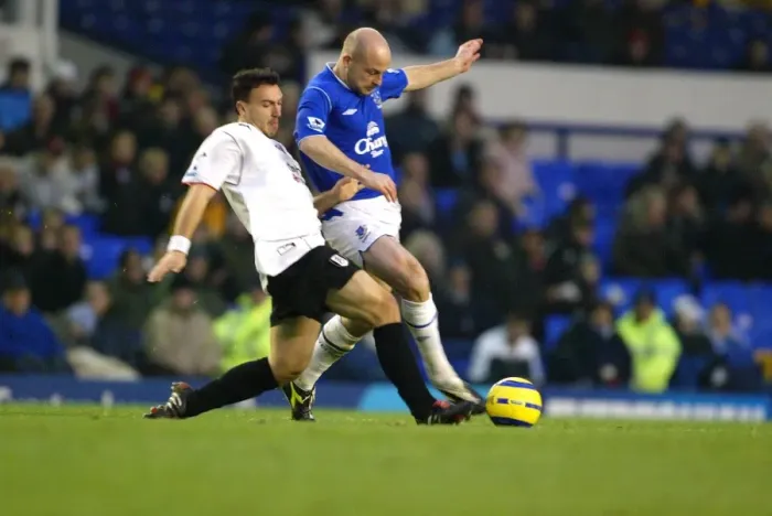Framed Print : Everton's Glory: 1-0 Win Over Fulham (Season 04-05)