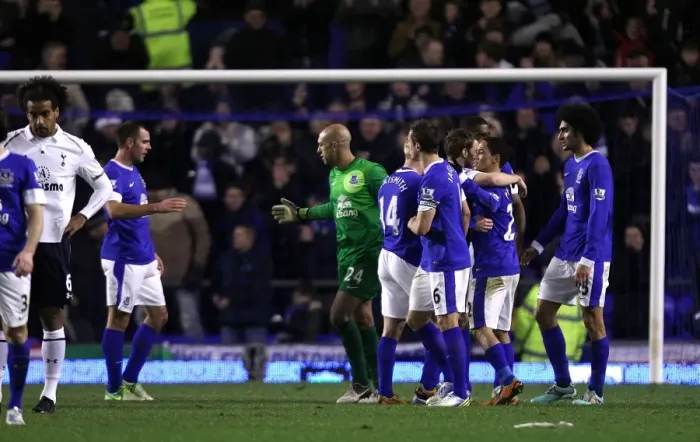 Framed Print : Everton's Glory: Celebrating a Hard-Fought Victory Over Tottenham Hotspur in the Barclays Premier League (December 9, 2012) Framed Print : Everton's Glory: Celebrating a Hard-Fought Victory Over Tottenham Hotspur in the Barclays Premier League (December 9, 2012)