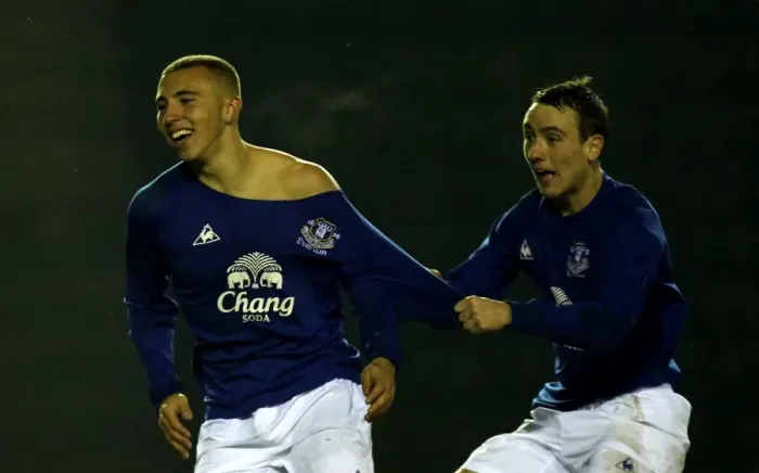 Framed Print : Everton's Hallam Hope Scores the Opener: FA Youth Cup Victory vs. Wolverhampton Wanderers Framed Print : Everton's Hallam Hope Scores the Opener: FA Youth Cup Victory vs. Wolverhampton Wanderers