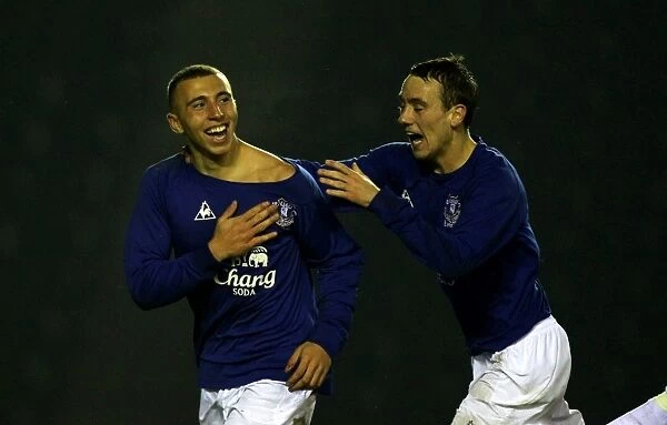 Everton's Hallam Hope Scores Opening Goal Against Wolverhampton Wanderers in FA Youth Cup