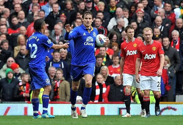 Everton's Historic Hat-Trick: Jelavic Leads Toffees to Triumph over Manchester United (22 April 2012, Old Trafford)