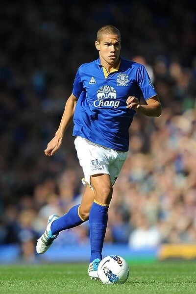 Everton's Jack Rodwell in Action: Everton vs. Wigan Athletic, Barclays Premier League (September 17, 2011), Goodison Park
