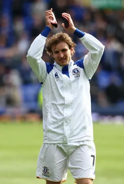 Framed Print : Everton's Jelavic Celebrates Title Glory: Everton 1-0 Newcastle United (May 13, 2012, Goodison Park)