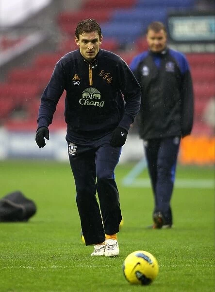Everton's Jelavic Preps for Wigan Athletic Clash (04 February 2012)