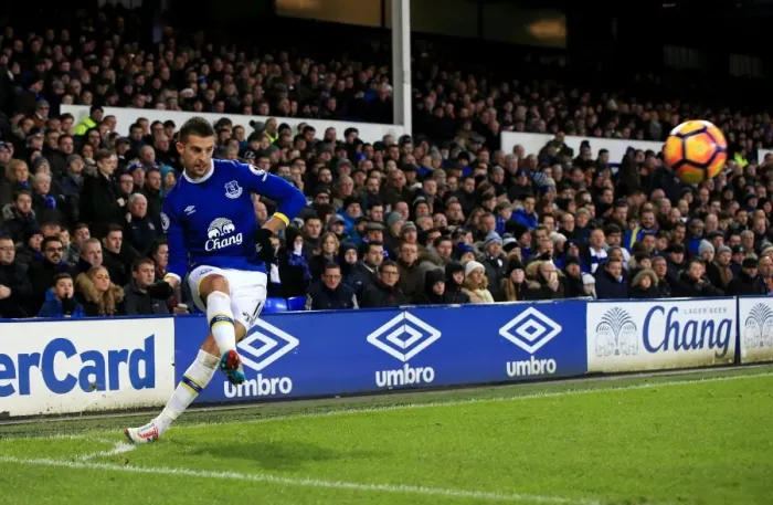 Framed Print : Everton's Kevin Mirallas in Action against Southampton at Goodison Park, Premier League 2016-2017 Framed Print : Everton's Kevin Mirallas in Action against Southampton at Goodison Park, Premier League 2016-2017