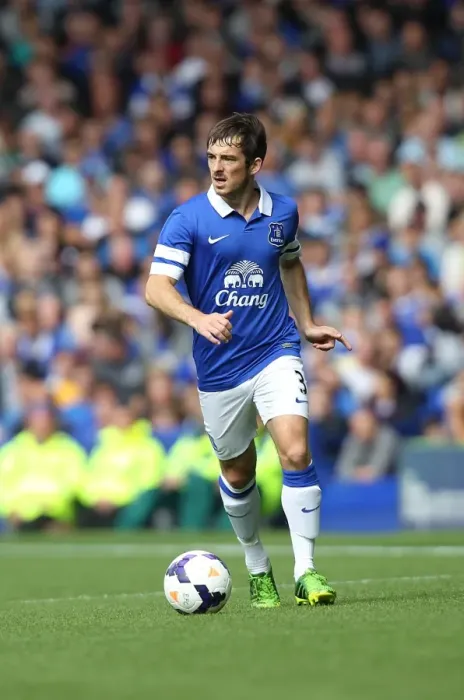 Framed Print : Everton's Leighton Baines Leads Team to 2-1 Pre-Season Victory Over Real Betis (11-08-2013)
