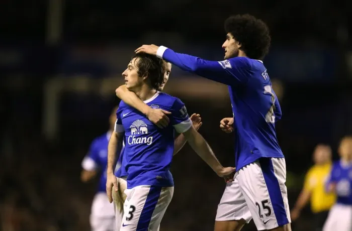 Framed Print : Everton's Leighton Baines Scores Game-Winning Goal vs. West Bromwich Albion (30-01-2013) Framed Print : Everton's Leighton Baines Scores Game-Winning Goal vs. West Bromwich Albion (30-01-2013)