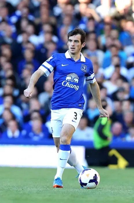 Framed Print : Everton's Leighton Baines Secures Victory Over Chelsea in Premier League: Everton 1 - Chelsea 0 (Goodison Park, September 14, 2013)