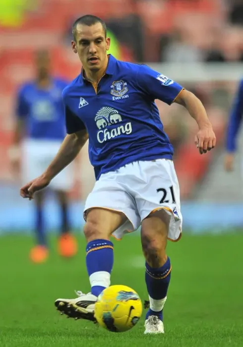 Framed Print : Everton's Leon Osman in Action: Premier League Clash Against Sunderland (December 2011) Framed Print : Everton's Leon Osman in Action: Premier League Clash Against Sunderland (December 2011)