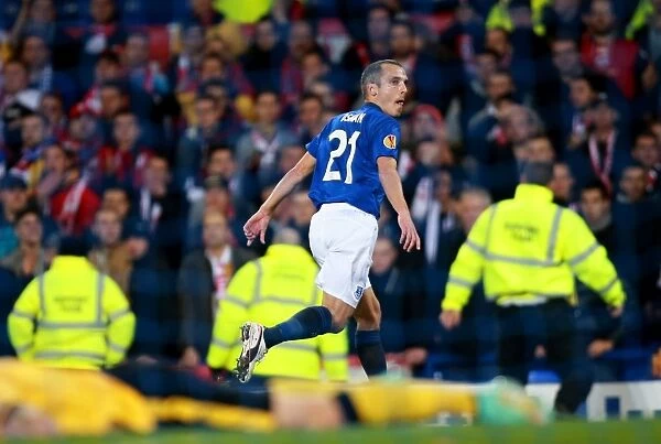 Everton's Leon Osman Scores Historic Goal in Europa League Clash Against Lille