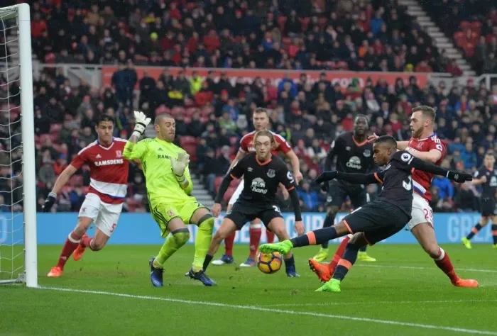 Framed Print : Everton's Lookman Seeks Victory: Premier League Clash at Middlesbrough's Riverside Stadium Framed Print : Everton's Lookman Seeks Victory: Premier League Clash at Middlesbrough's Riverside Stadium