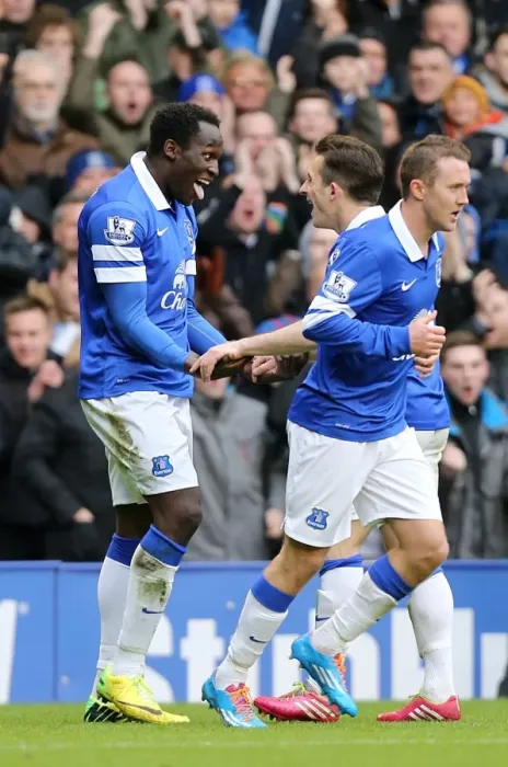 Framed Print : Everton's Lukaku and Baines: Double Trouble - Celebrating a Thrilling 3-2 Victory Over Swansea in the Premier League (Goodison Park, 22-03-2014) Framed Print : Everton's Lukaku and Baines: Double Trouble - Celebrating a Thrilling 3-2 Victory Over Swansea in the Premier League (Goodison Park, 22-03-2014)