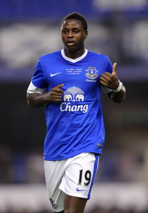Framed Print : Everton's Magaye Gueye in Action: Pre-Season Friendly vs AEK Athens at Goodison Park