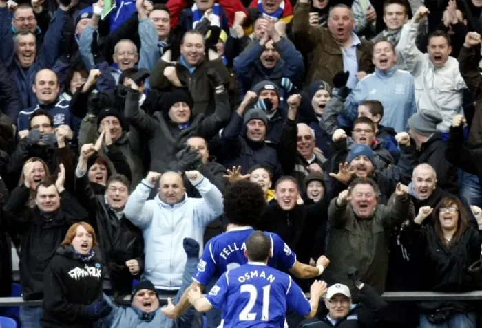 Framed Print : Everton's Marouane Fellaini Scores First Goal vs. Middlesbrough in FA Cup Quarterfinal, Goodison Park (08 / 09) Framed Print : Everton's Marouane Fellaini Scores First Goal vs. Middlesbrough in FA Cup Quarterfinal, Goodison Park (08 / 09)
