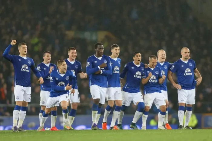 Framed Print : Everton's Penalty Triumph: Capital One Cup Victory over Norwich City Framed Print : Everton's Penalty Triumph: Capital One Cup Victory over Norwich City