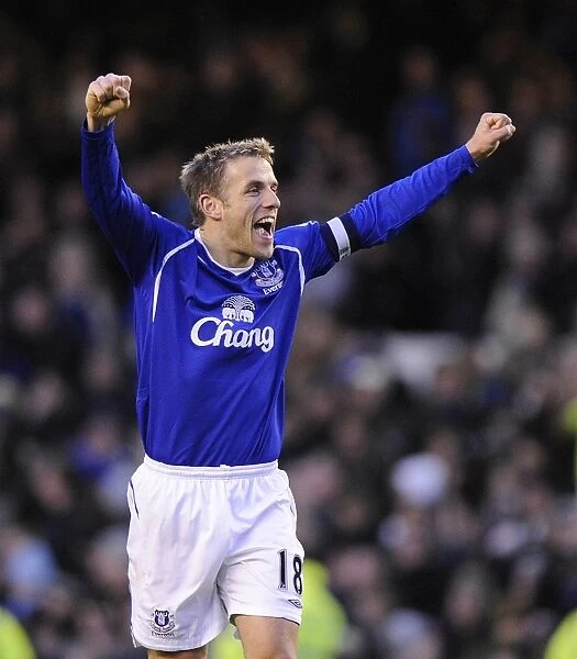 Everton's Phil Neville: Emotional FA Cup Quarterfinal Victory Over Middlesbrough (8 / 3 / 09)