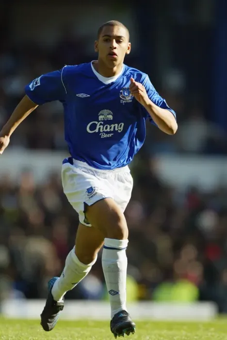 Framed Print : Everton's Powerhouse: James Vaughan Framed Print : Everton's Powerhouse: James Vaughan