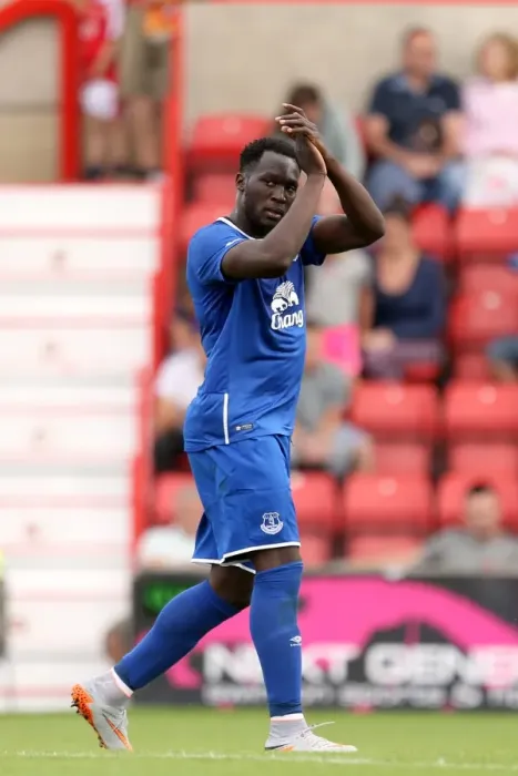 Framed Print : Everton's Pre-Season Glory: Romelu Lukaku's Hat-trick Against Swindon Town Framed Print : Everton's Pre-Season Glory: Romelu Lukaku's Hat-trick Against Swindon Town