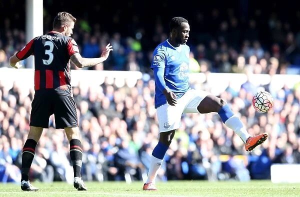 Everton's Romelu Lukaku in Action against AFC Bournemouth at Goodison Park, Everton FC, Barclays Premier League - PA Wire Image (Martin Rickett)