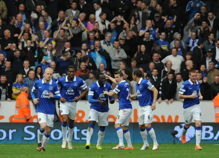 Framed Print : Everton's Romelu Lukaku Scores and Celebrates Second Goal Against Hull City in Barclays Premier League Framed Print : Everton's Romelu Lukaku Scores and Celebrates Second Goal Against Hull City in Barclays Premier League