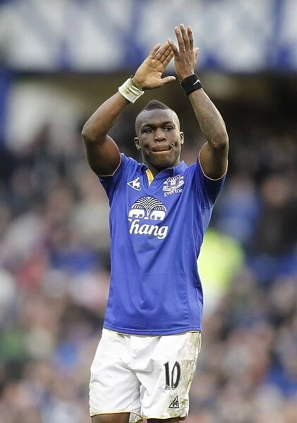 Everton's Royston Drenthe: Emotional Reaction to FA Cup Fifth Round Victory over Blackpool (18 February 2012)