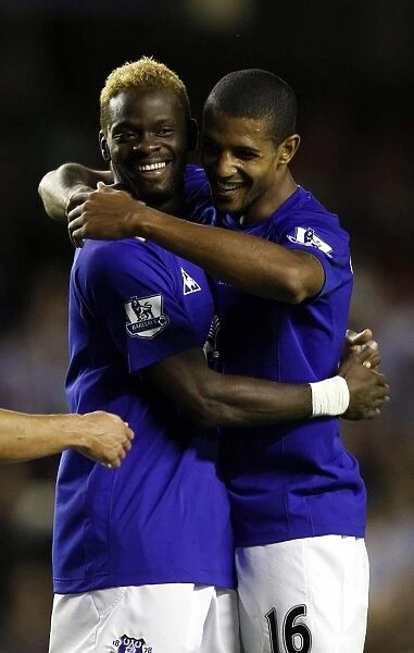 Everton's Saha and Beckford: United in Victory - Carling Cup Second Round Goal Celebration (Everton vs Huddersfield, 2010)