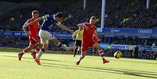 Everton's Seamus Coleman Scores Game-Winning Goal vs. Southampton (December 29, 2013, Barclays Premier League)