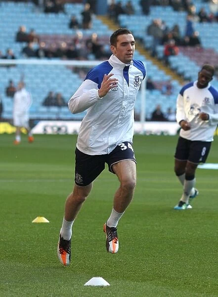 Everton's Shane Duffy Gears Up for Aston Villa Showdown in Barclays Premier League (14 January 2012)