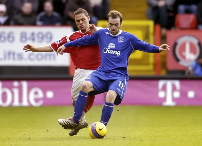 Framed Print : Everton's Thrilling Duo: McFadden and Young in Full Swing Framed Print : Everton's Thrilling Duo: McFadden and Young in Full Swing