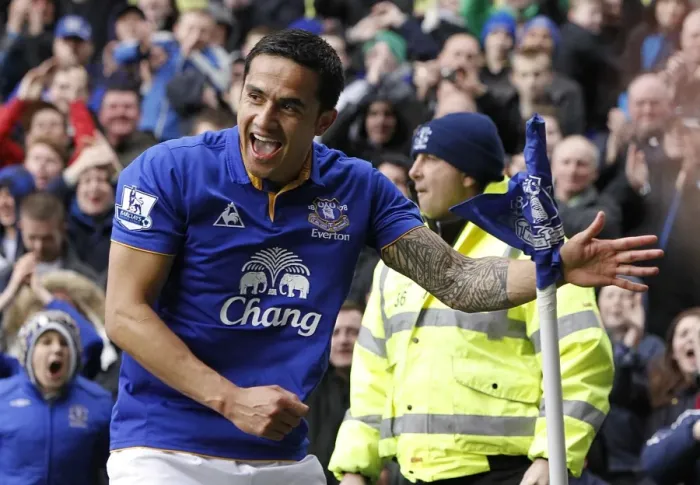 Framed Print : Everton's Tim Cahill: A Fourth Goal Blitz at Goodison Park Against Fulham (April 28, 2012) Framed Print : Everton's Tim Cahill: A Fourth Goal Blitz at Goodison Park Against Fulham (April 28, 2012)