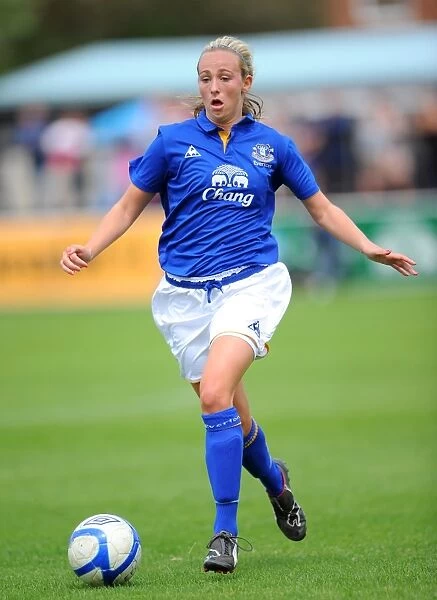 Everton's Toni Duggan in Action: Everton Ladies vs. Lincoln Ladies at Arriva Stadium (FA WSL, 2011)