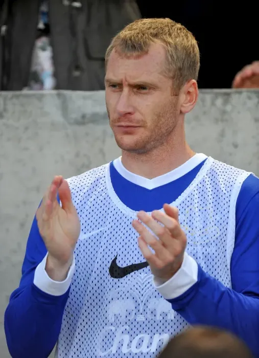 Framed Print : Everton's Tony Hibbert in Pre-Season Action: Everton vs Morecambe at Globe Arena Framed Print : Everton's Tony Hibbert in Pre-Season Action: Everton vs Morecambe at Globe Arena