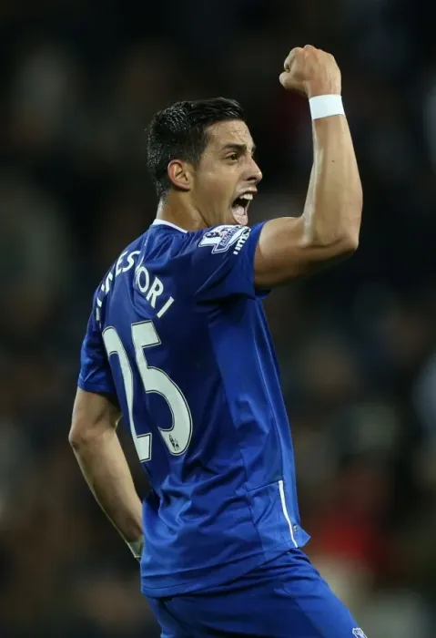 Framed Print : Everton's Triumph: Funes Mori Leads Celebrations After Beating West Bromwich Albion in Premier League Framed Print : Everton's Triumph: Funes Mori Leads Celebrations After Beating West Bromwich Albion in Premier League