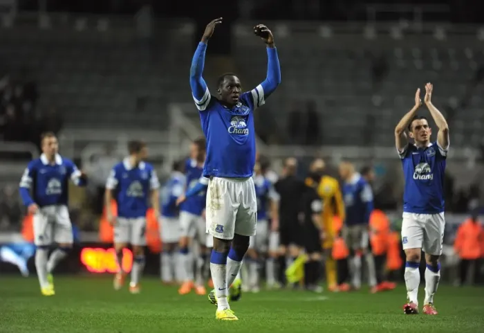 Framed Print : Everton's Triumph: Lukaku and Baines Celebrate Historic 3-0 Win Over Newcastle United (BPL, St. James Park - March 25, 2014) Framed Print : Everton's Triumph: Lukaku and Baines Celebrate Historic 3-0 Win Over Newcastle United (BPL, St. James Park - March 25, 2014)