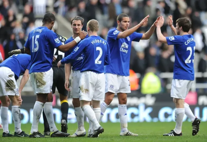 Framed Print : Everton's Triumph at St. James Park: Celebrating a Hard-Fought Victory over Newcastle United (BPL 2011) Framed Print : Everton's Triumph at St. James Park: Celebrating a Hard-Fought Victory over Newcastle United (BPL 2011)