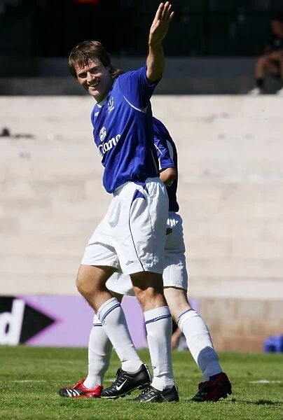 Everton's Unforgettable Double: Kilbane's Brace - The Exultant Moment