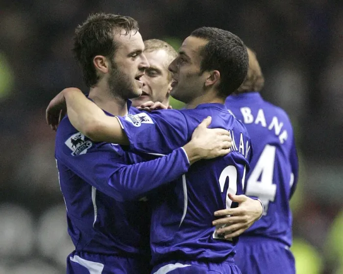 Framed Print : Everton's Unforgettable Moment: McFadden and Osman's Glorious Goal Celebration Framed Print : Everton's Unforgettable Moment: McFadden and Osman's Glorious Goal Celebration