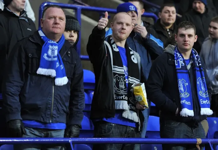 Framed Print : Everton's Unwavering Roar: Passionate Fans at Reebok Stadium Framed Print : Everton's Unwavering Roar: Passionate Fans at Reebok Stadium