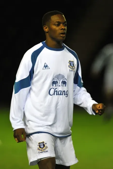 Framed Print : Everton's Unyielding Striker: The Determination of Kieran Agard Framed Print : Everton's Unyielding Striker: The Determination of Kieran Agard