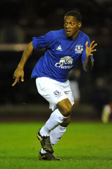Framed Print : Everton's Unyielding Striker: Kieran Agard Framed Print : Everton's Unyielding Striker: Kieran Agard