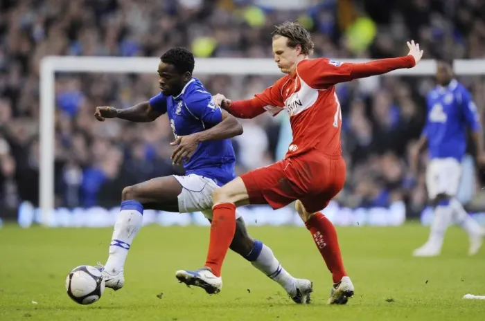 Framed Print : FA Cup Quarterfinal Showdown: Saha vs Huth at Goodison Park - Everton vs Middlesbrough (March 8, 2009) Framed Print : FA Cup Quarterfinal Showdown: Saha vs Huth at Goodison Park - Everton vs Middlesbrough (March 8, 2009)