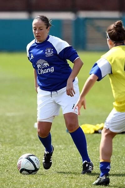 FA Womens Super League Showdown: Everton Ladies vs. Lincoln Ladies at Arriva Stadium (6 May 2012) - Amy Kane in Action