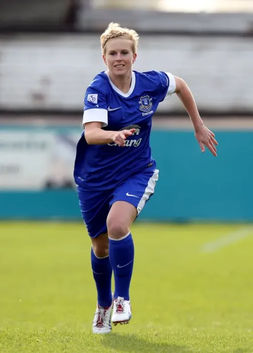 Framed Print : FA WSL Showdown at Arriva Stadium: Natasha Dowie in Action - Everton Ladies vs. Bristol Academy Women Framed Print : FA WSL Showdown at Arriva Stadium: Natasha Dowie in Action - Everton Ladies vs. Bristol Academy Women